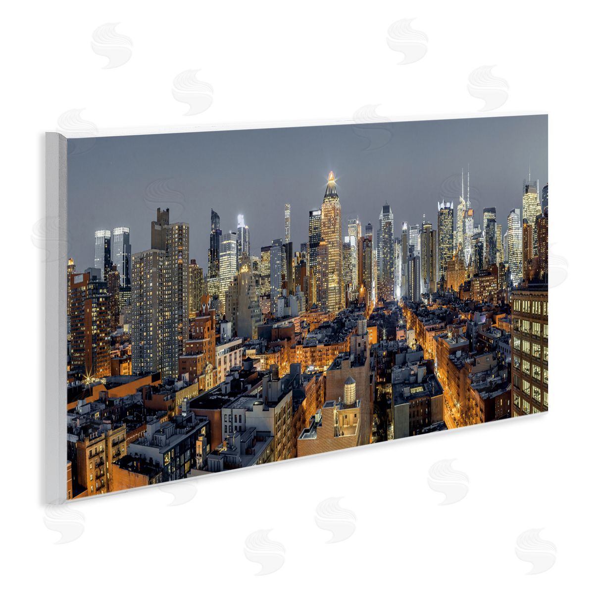 Assaf Frank Evening in New York City Canvas Wall Art Print