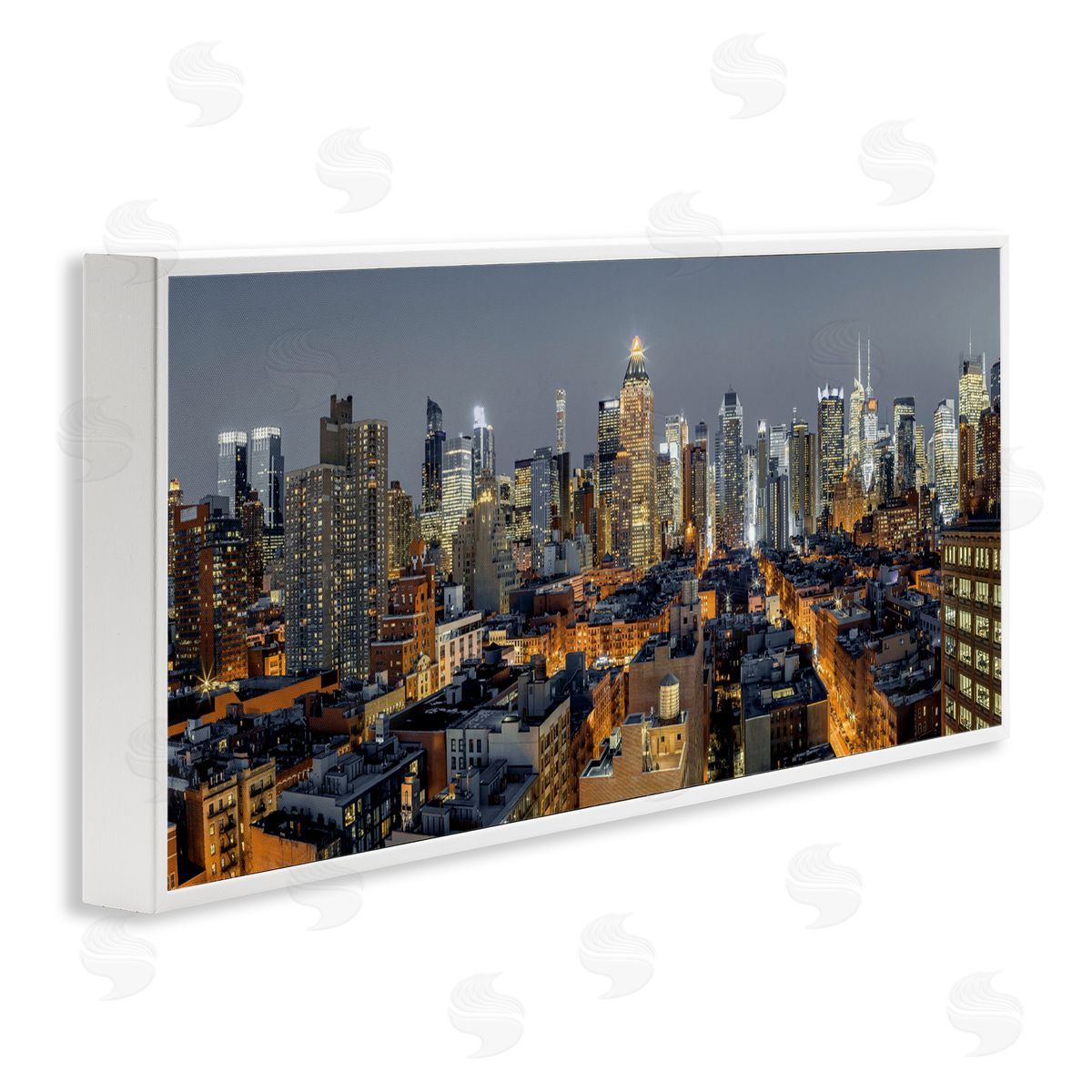 Assaf Frank Evening in New York City Canvas Wall Art Print