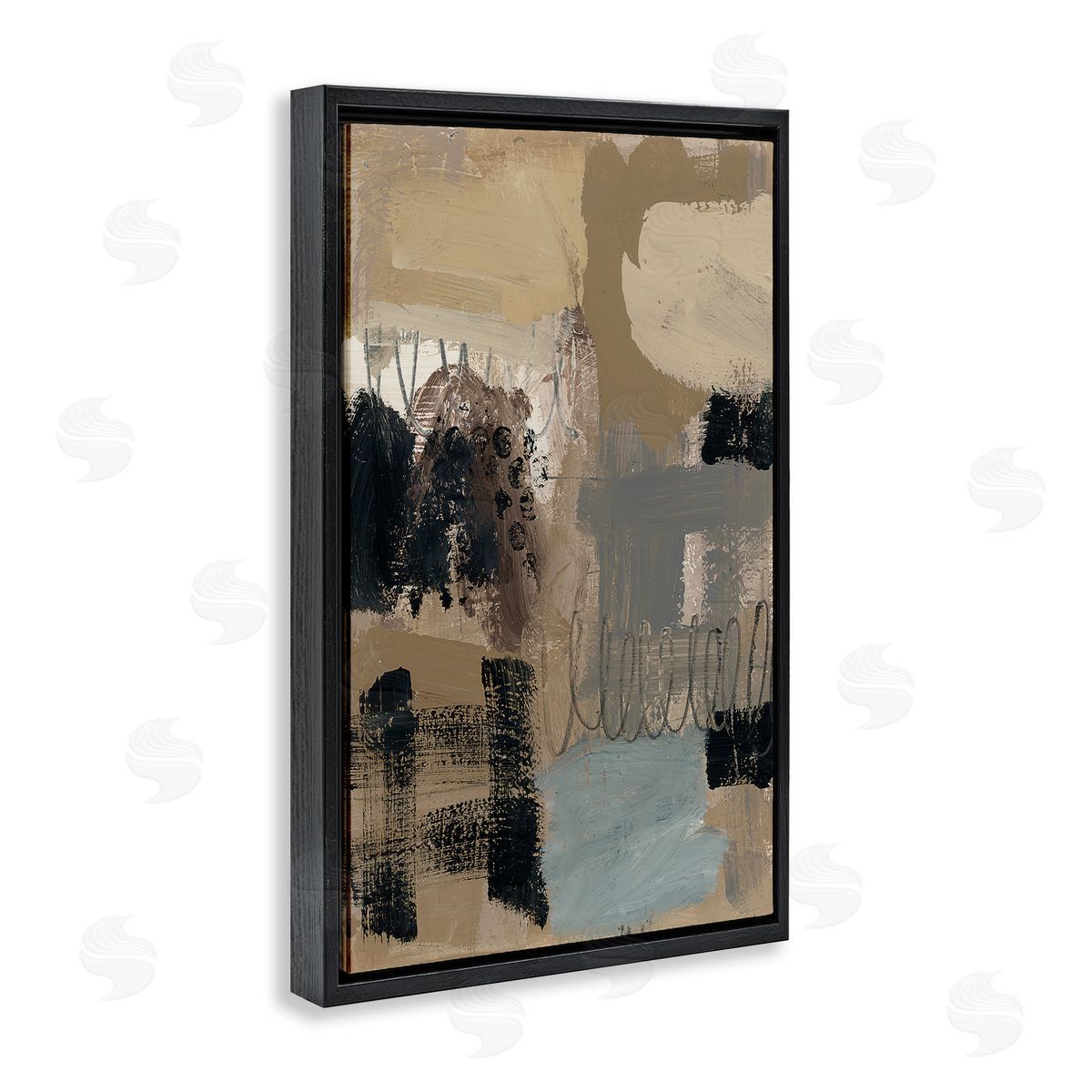 Brent Baker Still Making Time Abstraction Canvas Wall Art Print