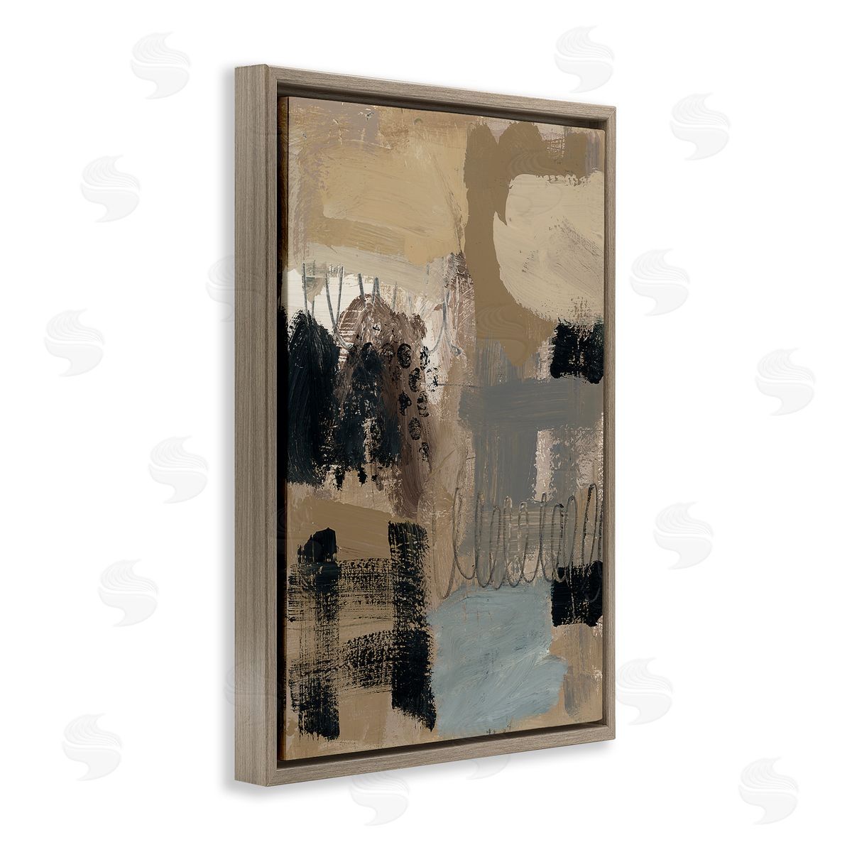 Brent Baker Still Making Time Abstraction Canvas Wall Art Print