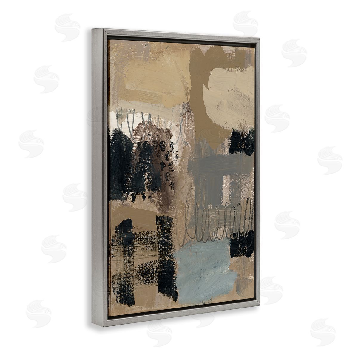 Brent Baker Still Making Time Abstraction Canvas Wall Art Print