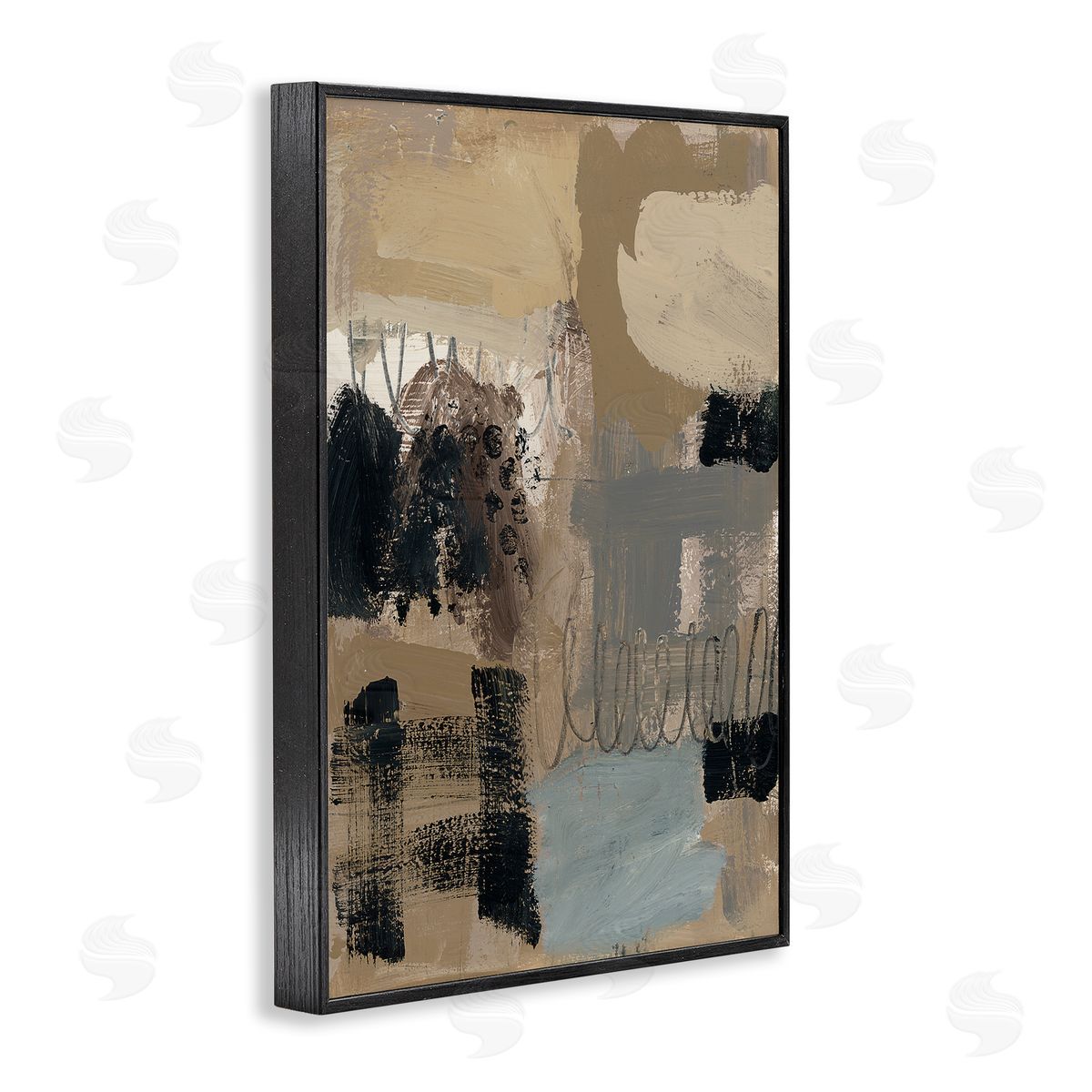 Brent Baker Still Making Time Abstraction Canvas Wall Art Print