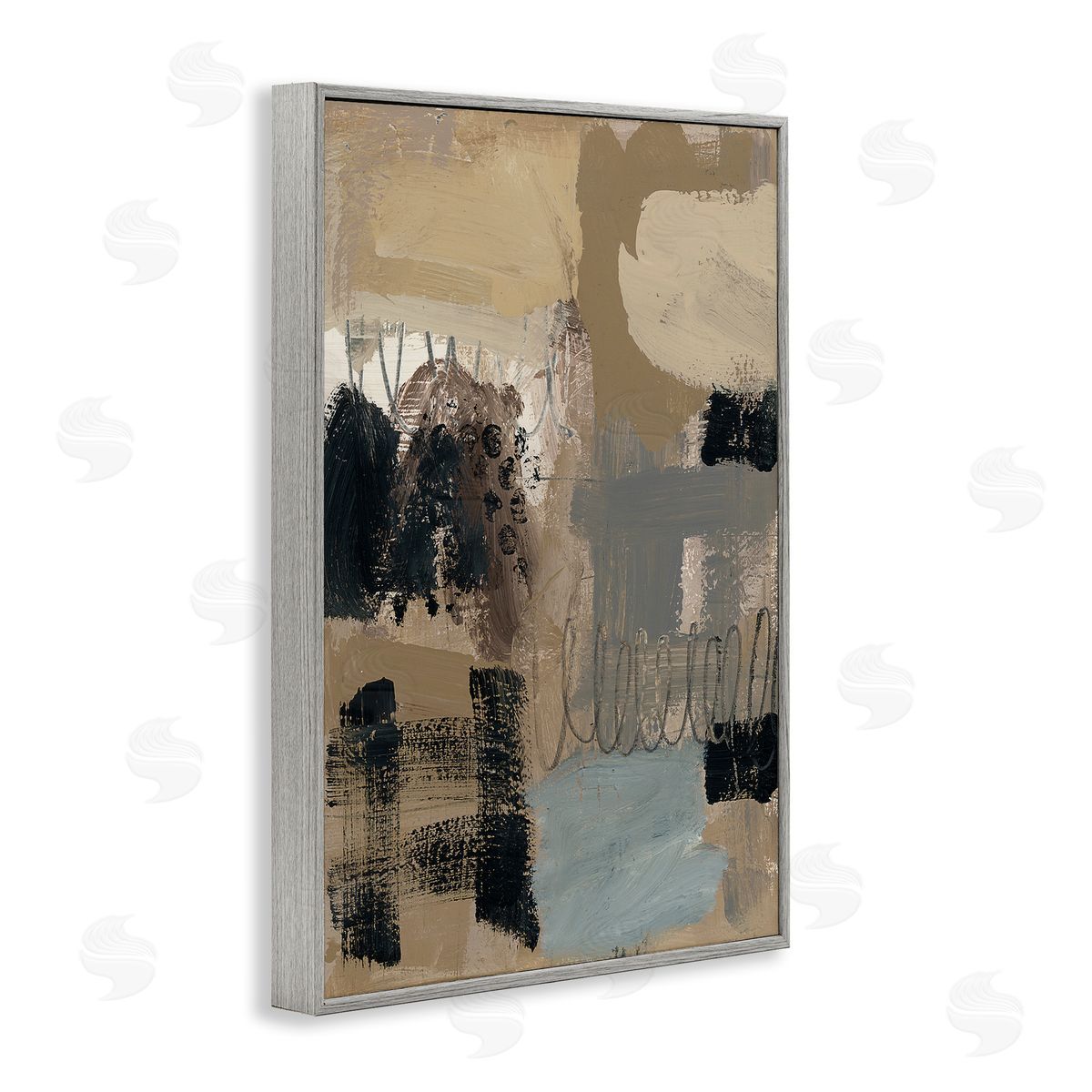 Brent Baker Still Making Time Abstraction Canvas Wall Art Print