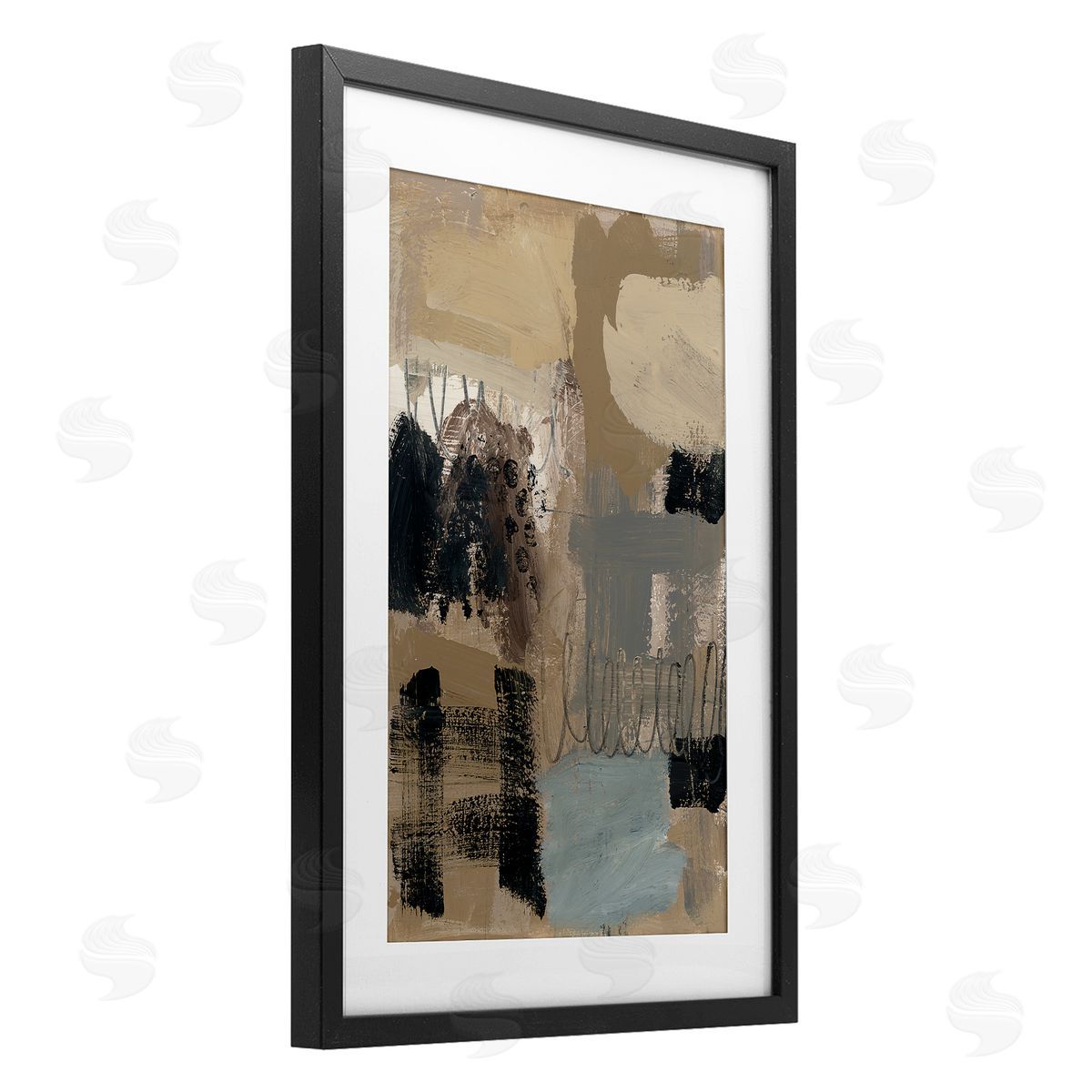 Brent Baker Still Making Time Abstraction Canvas Wall Art Print