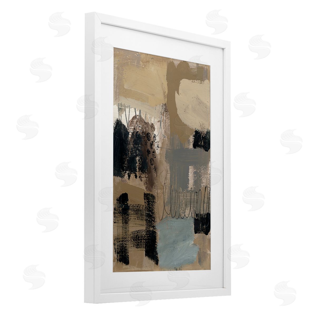 Brent Baker Still Making Time Abstraction Canvas Wall Art Print