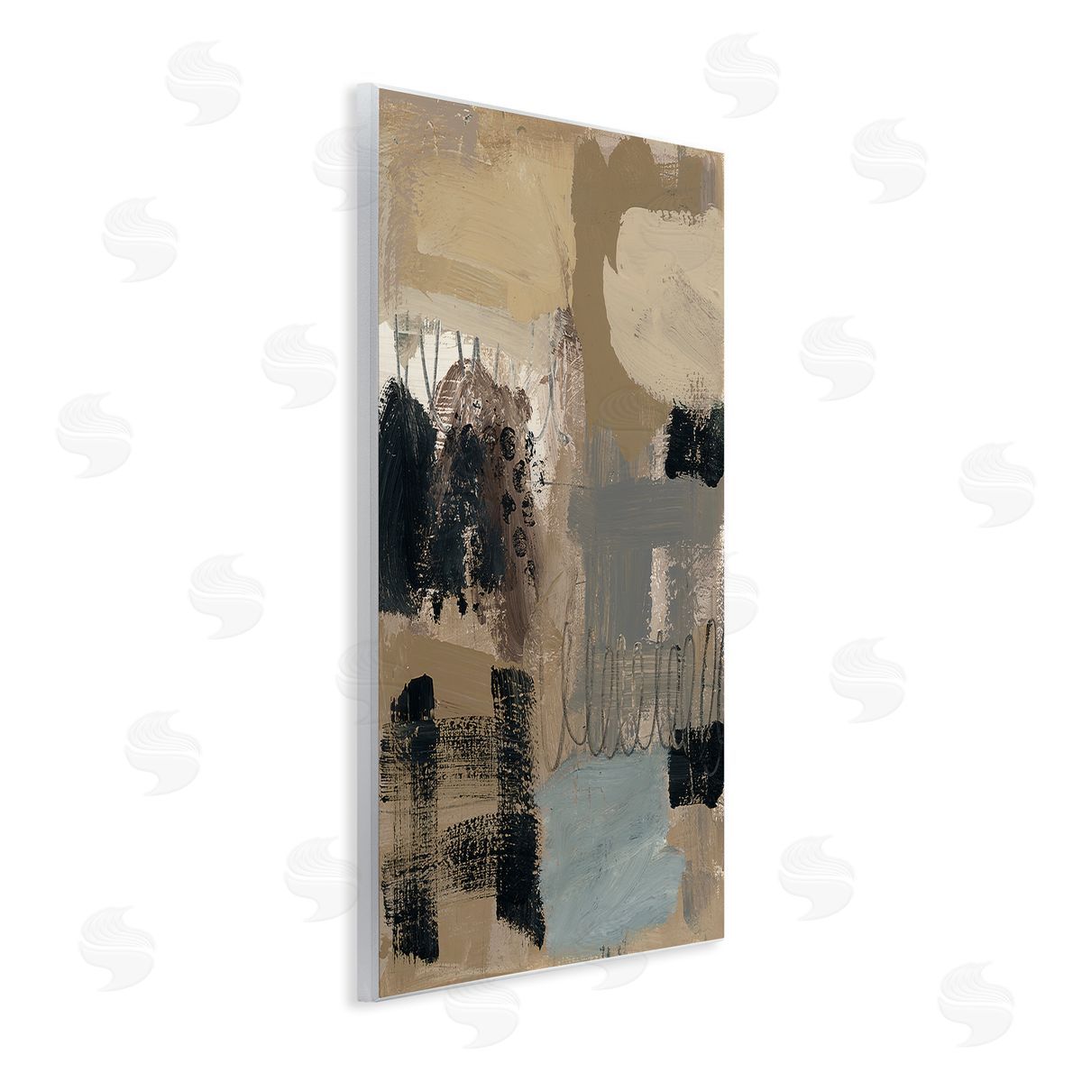 Brent Baker Still Making Time Abstraction Canvas Wall Art Print