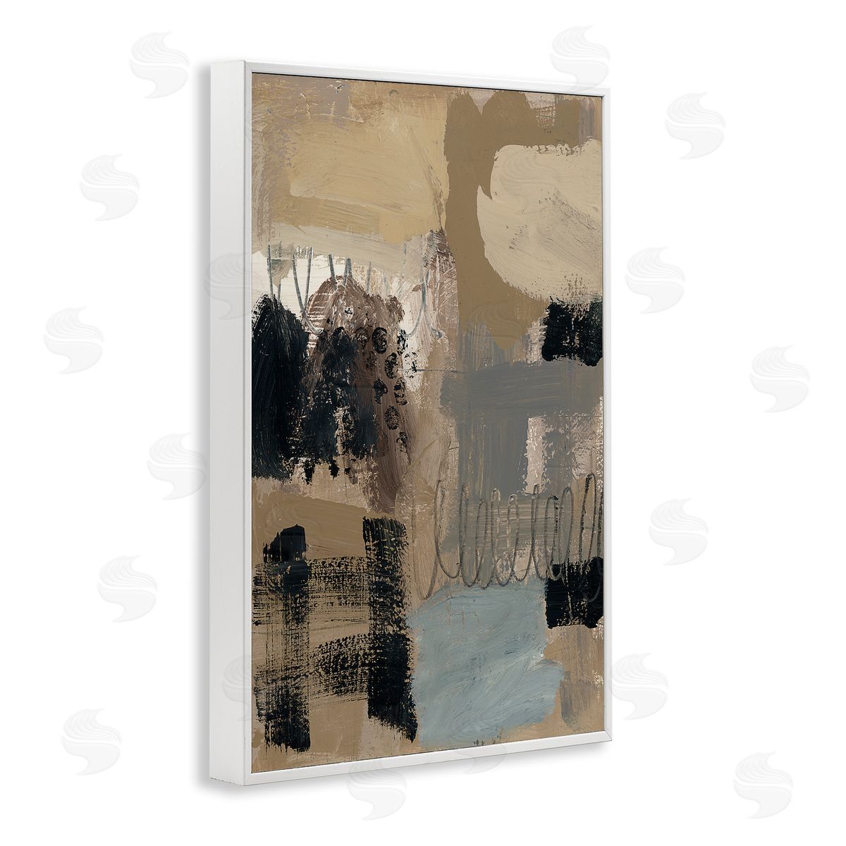 Brent Baker Still Making Time Abstraction Canvas Wall Art Print