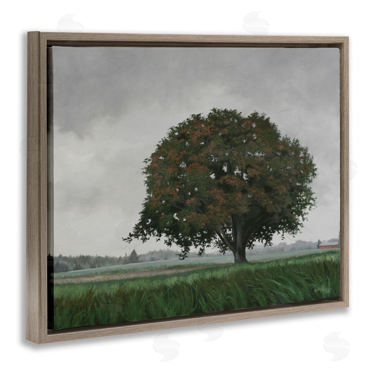 Julie Peterson Atmospheric Lone Tree Canvas Wall Art Print