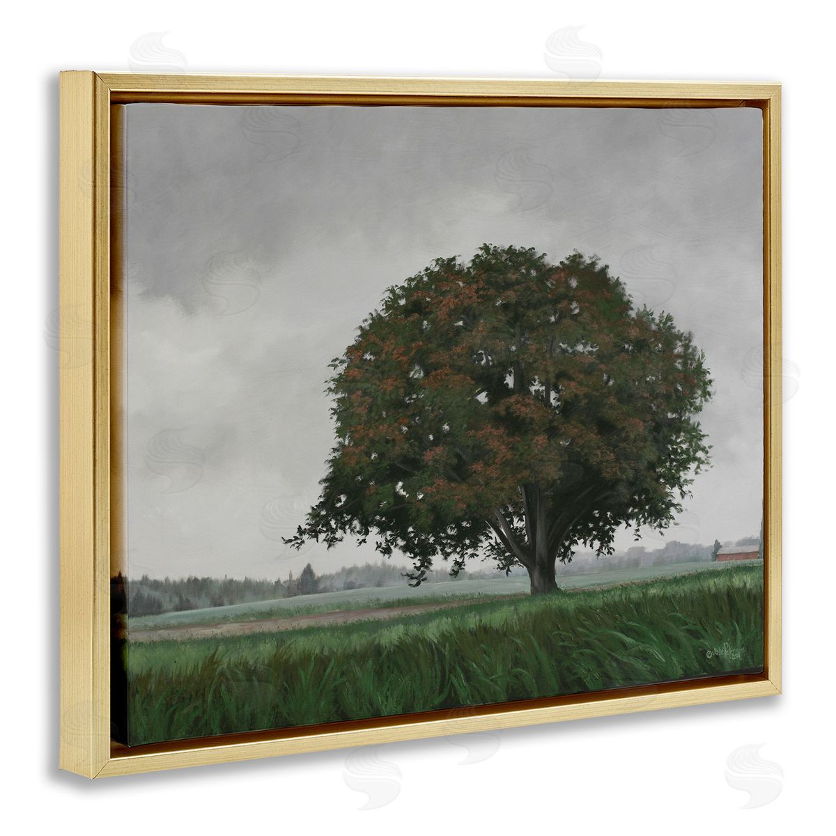 Julie Peterson Atmospheric Lone Tree Canvas Wall Art Print