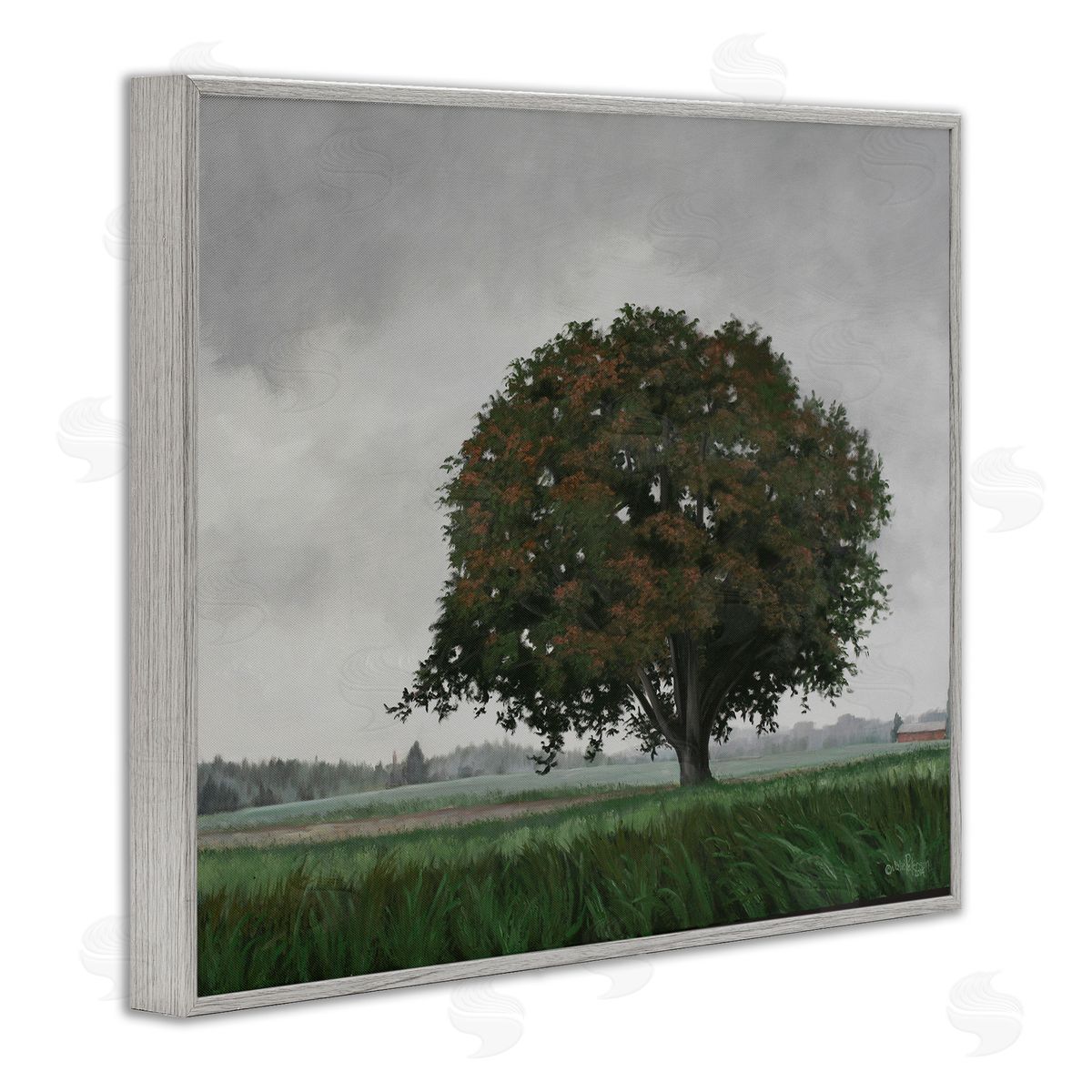 Julie Peterson Atmospheric Lone Tree Canvas Wall Art Print