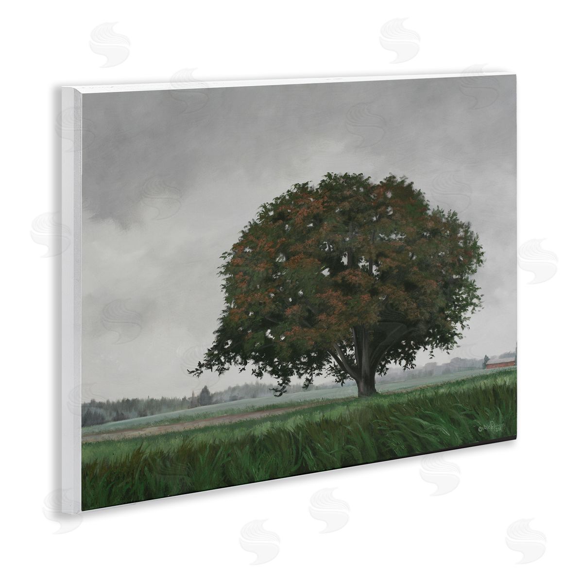 Julie Peterson Atmospheric Lone Tree Canvas Wall Art Print
