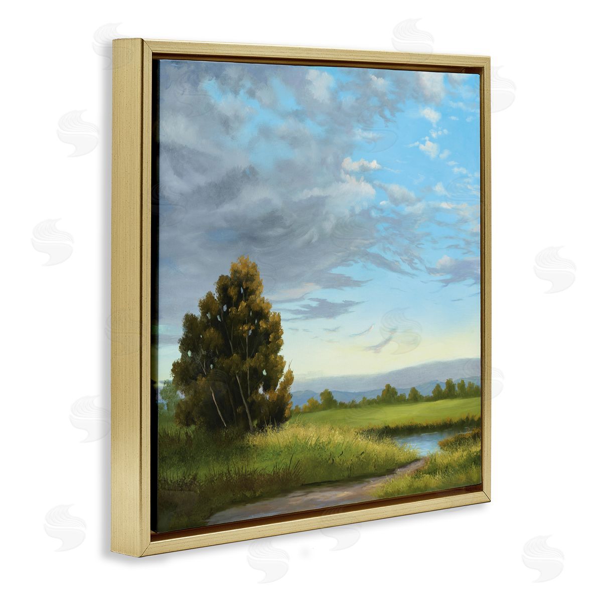 Julie Peterson Clouds Are Moving Landscape Canvas Wall Art Print
