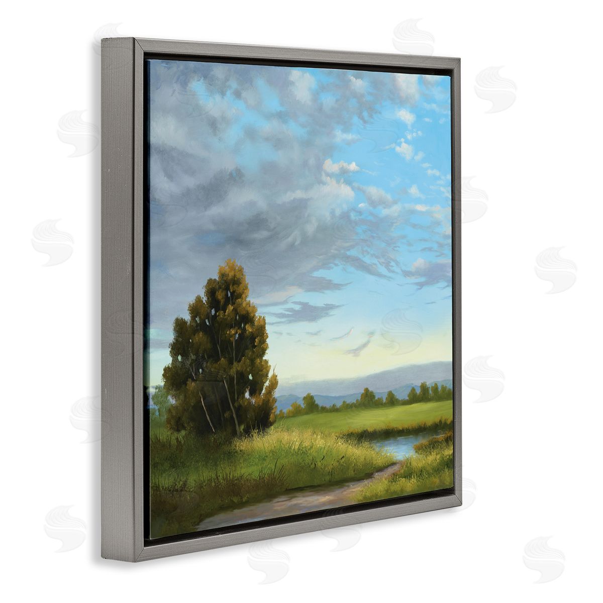Julie Peterson Clouds Are Moving Landscape Canvas Wall Art Print