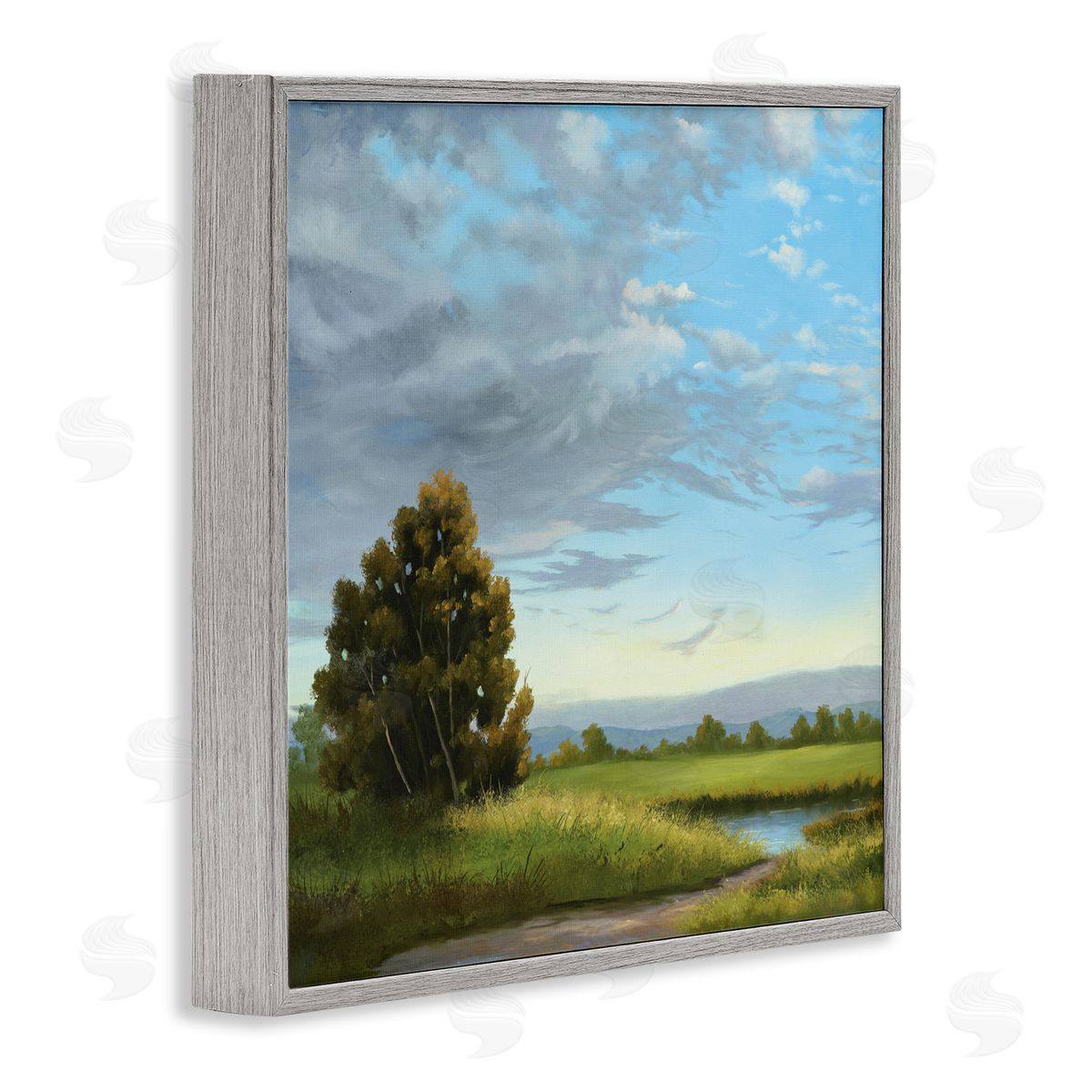 Julie Peterson Clouds Are Moving Landscape Canvas Wall Art Print