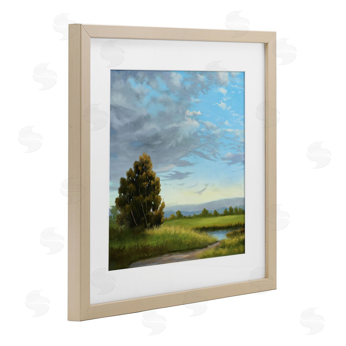 Julie Peterson Clouds Are Moving Landscape Canvas Wall Art Print