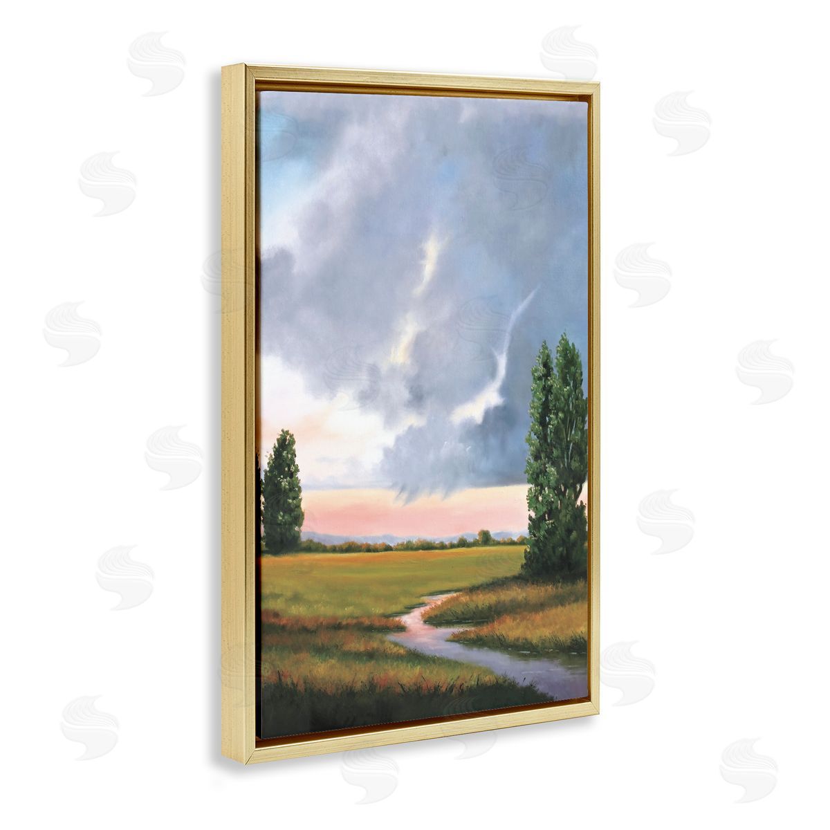 Julie Peterson Ominous Storm Cloud Scenery Canvas Wall Art Print