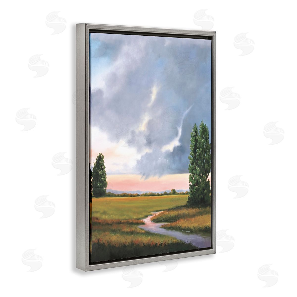 Julie Peterson Ominous Storm Cloud Scenery Canvas Wall Art Print