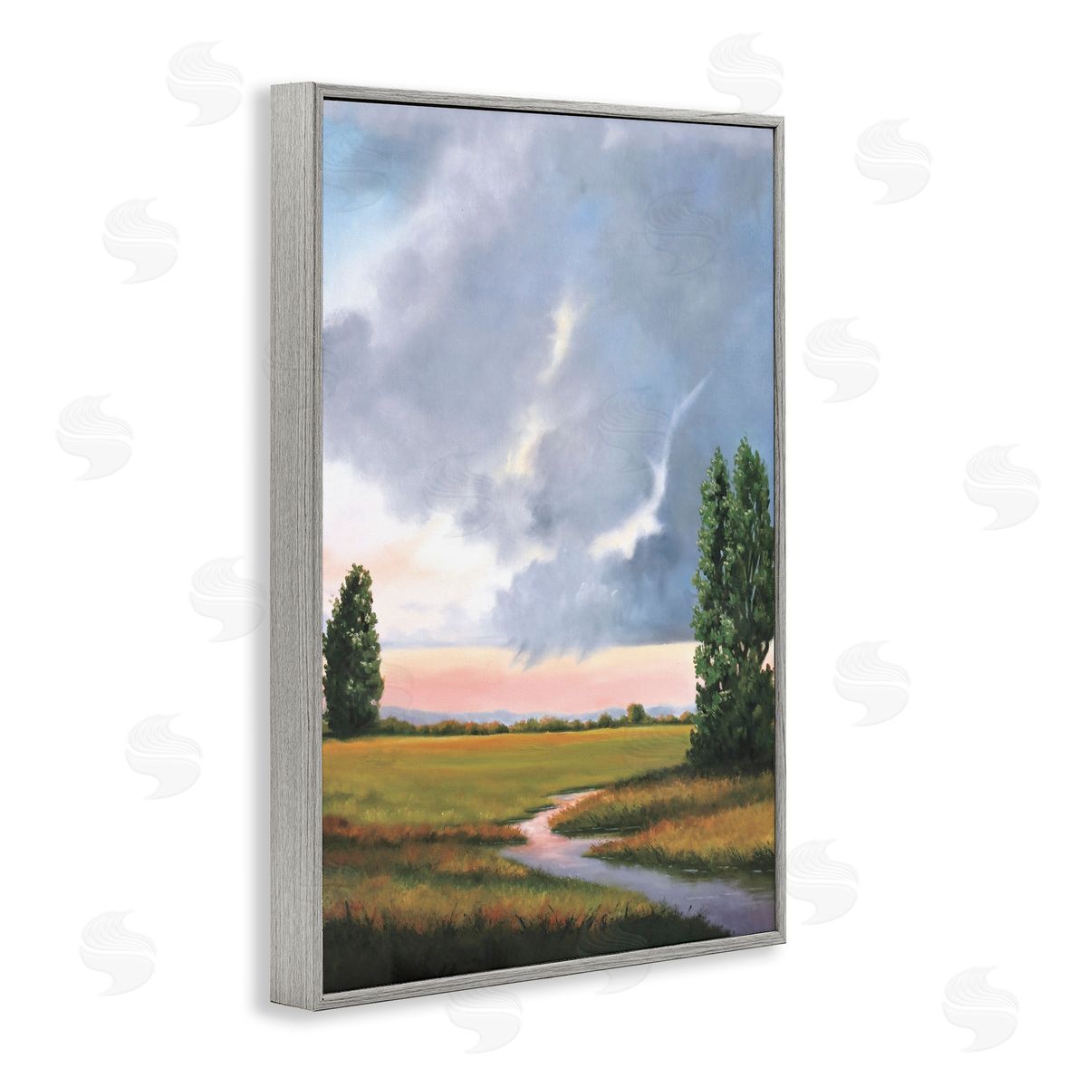 Julie Peterson Ominous Storm Cloud Scenery Canvas Wall Art Print