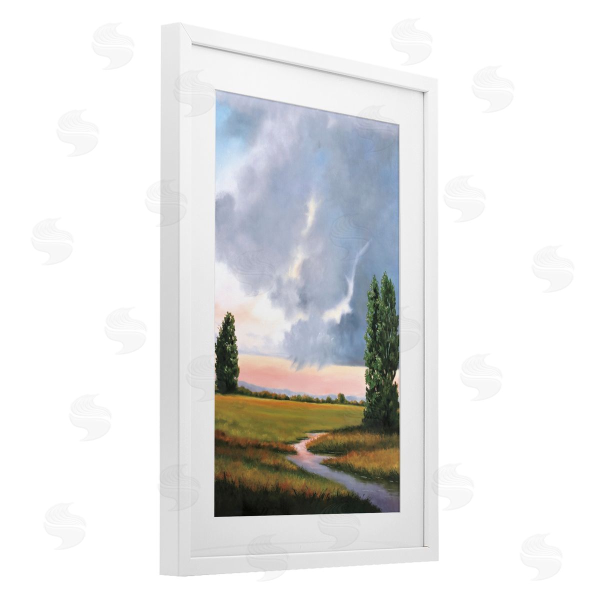 Julie Peterson Ominous Storm Cloud Scenery Canvas Wall Art Print