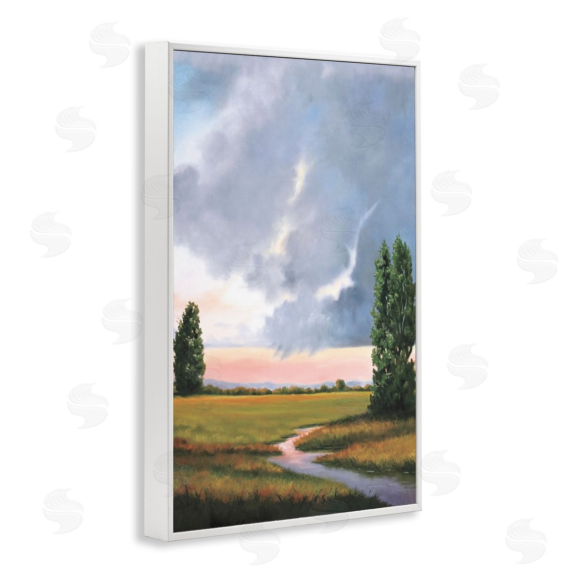 Julie Peterson Ominous Storm Cloud Scenery Canvas Wall Art Print