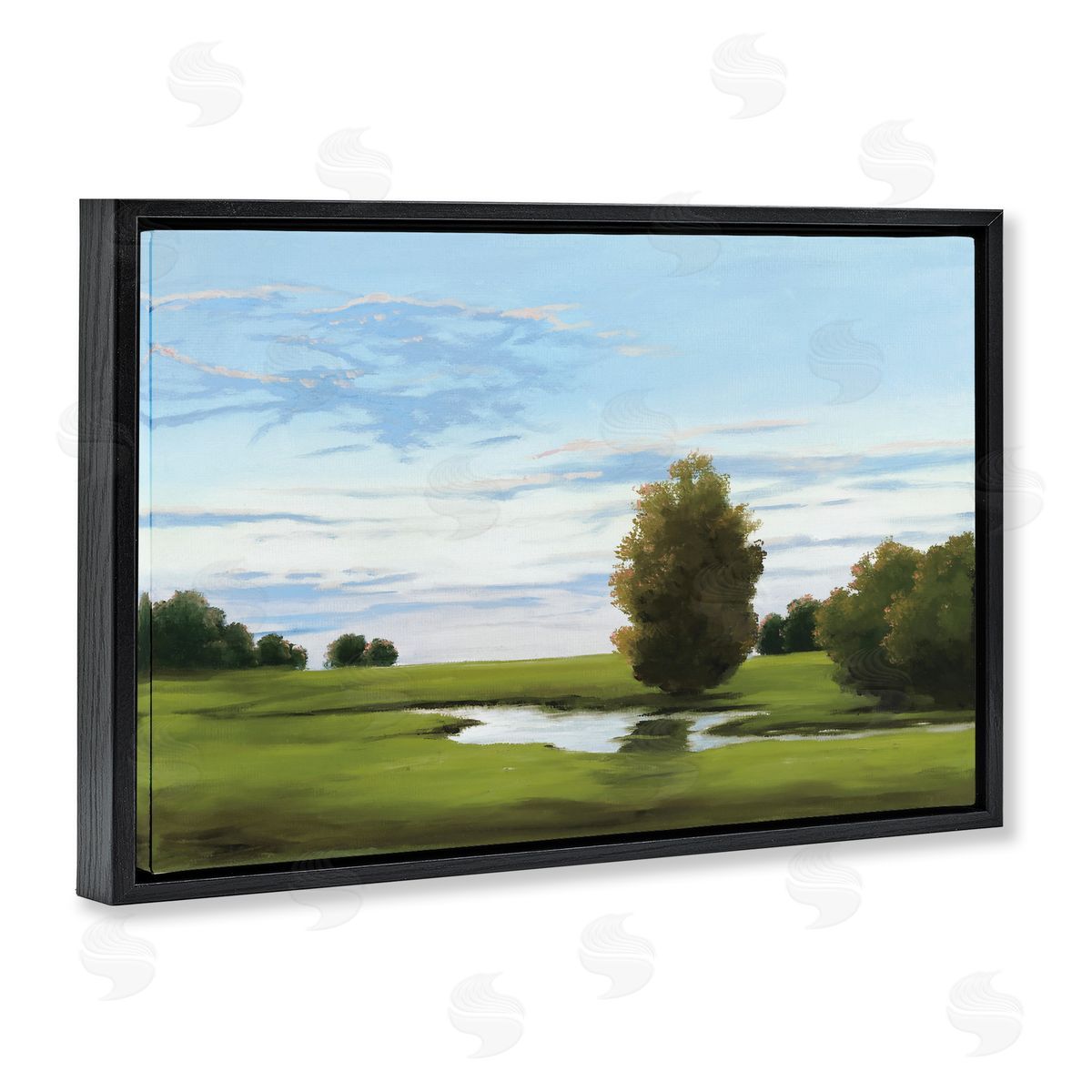 Julie Peterson Evening Light Countryside Canvas Wall Art Print