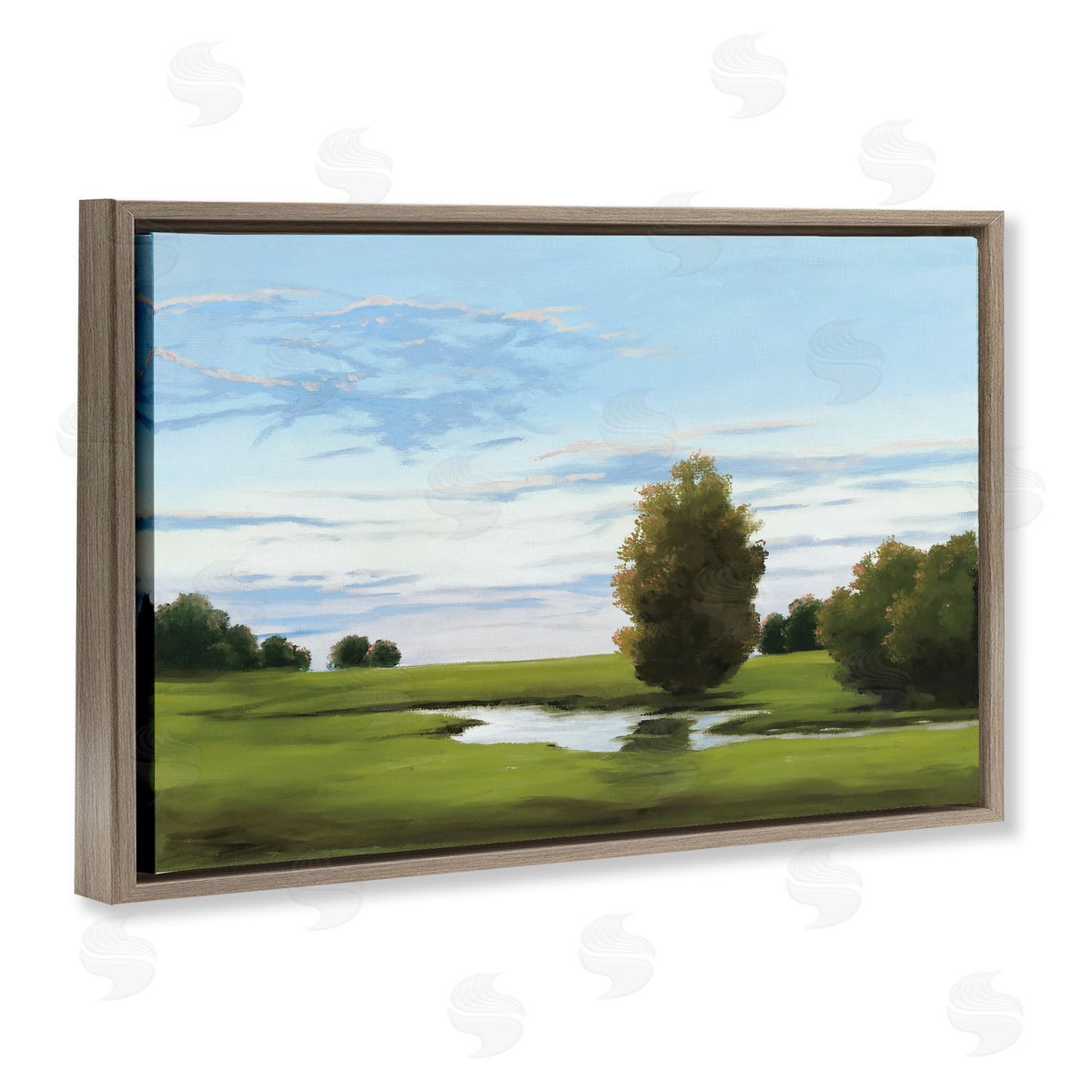 Julie Peterson Evening Light Countryside Canvas Wall Art Print