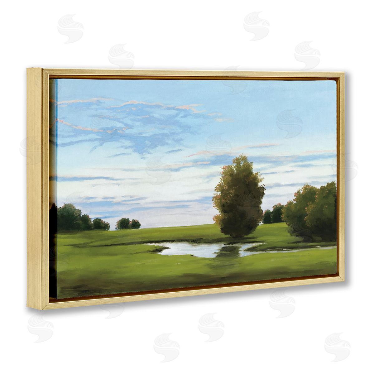 Julie Peterson Evening Light Countryside Canvas Wall Art Print