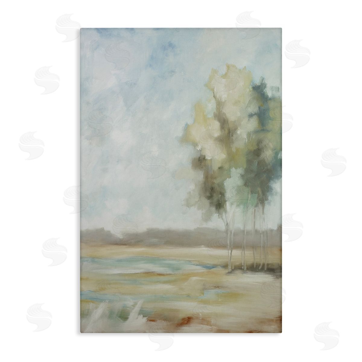 Jacqueline Ellens Solo Journey Muted Landscape Canvas Wall Art Print