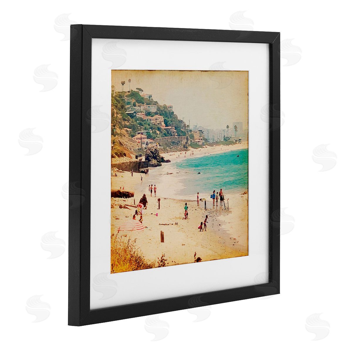 Marina Drasnin Vintage Summer Beach Day Canvas Wall Art Print