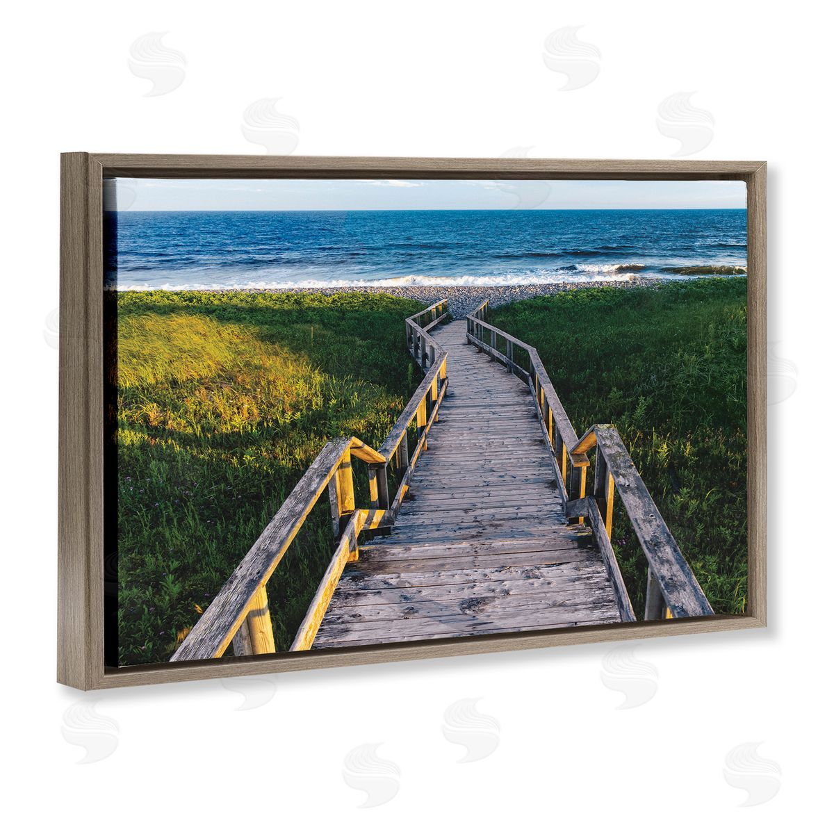 Sean Greenough The Way To The Waves Boardwalk Canvas Wall Art Print