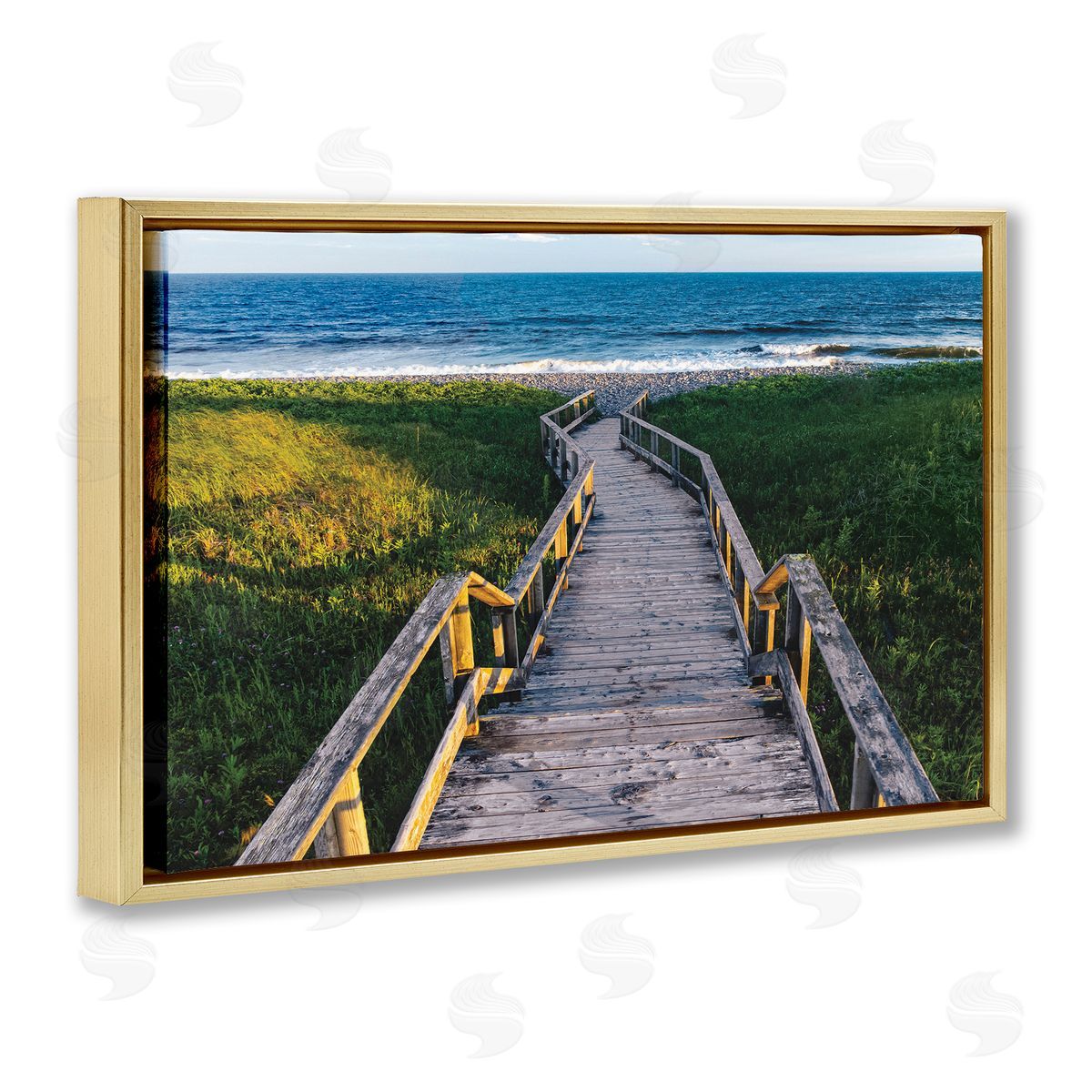 Sean Greenough The Way To The Waves Boardwalk Canvas Wall Art Print