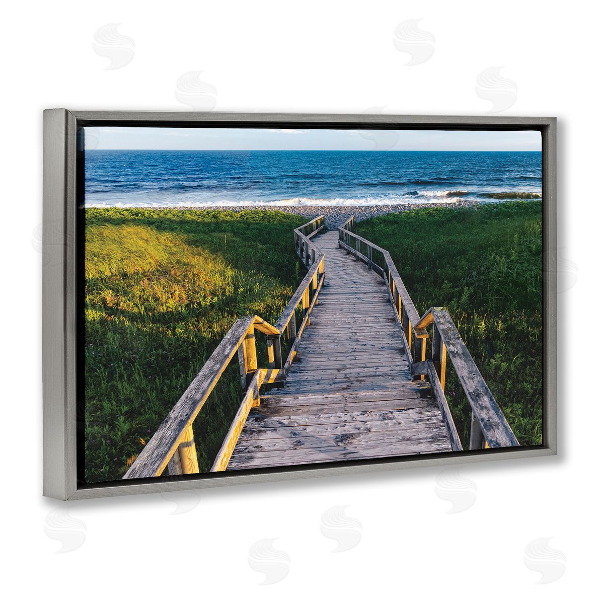 Sean Greenough The Way To The Waves Boardwalk Canvas Wall Art Print