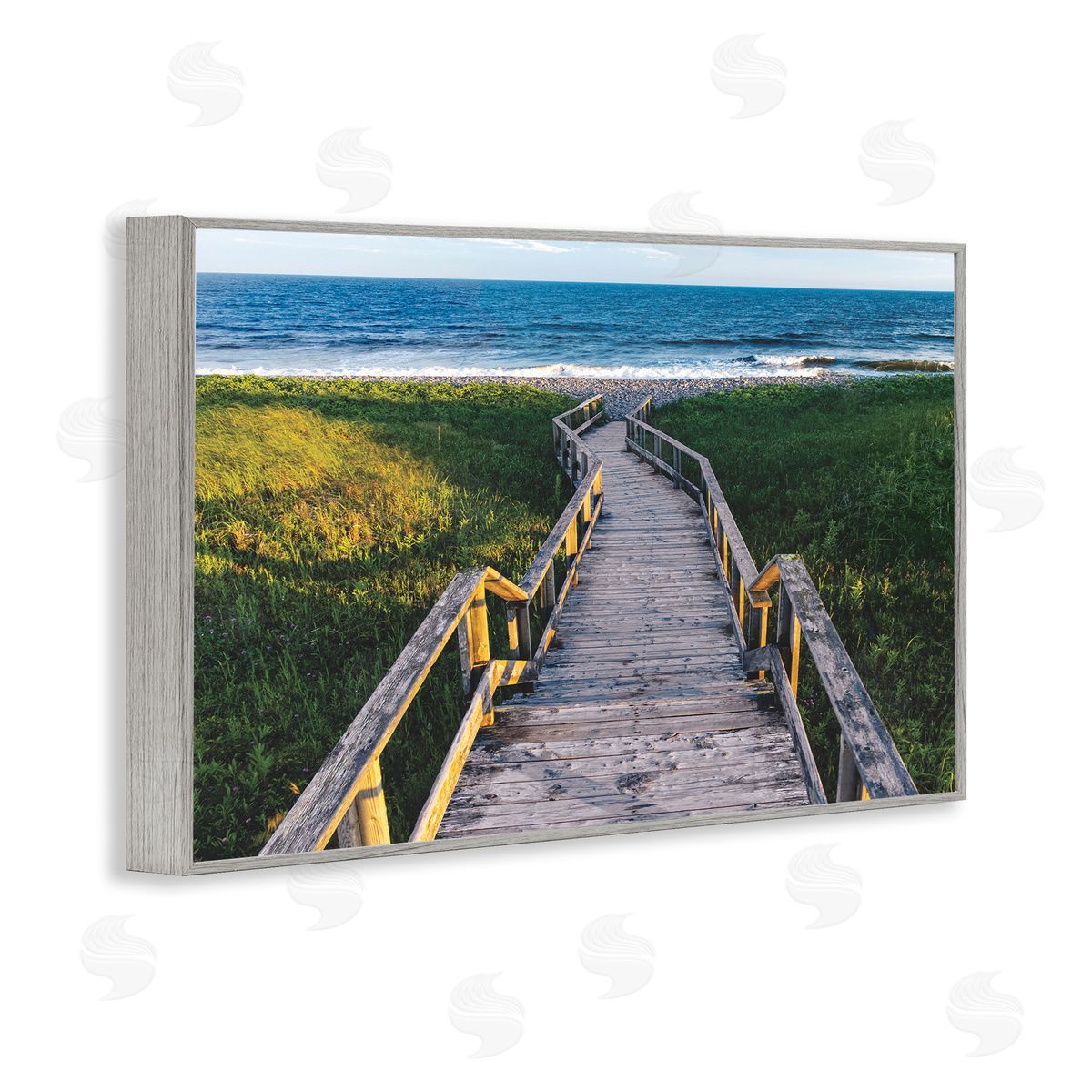 Sean Greenough The Way To The Waves Boardwalk Canvas Wall Art Print