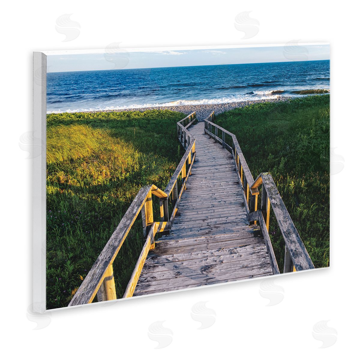 Sean Greenough The Way To The Waves Boardwalk Canvas Wall Art Print