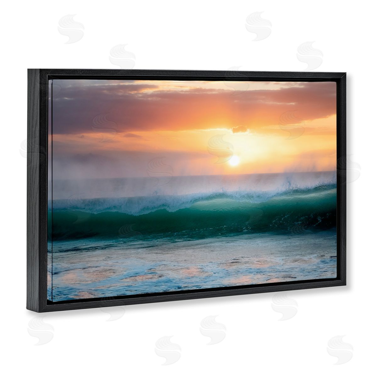 Dennis Frates Sunset & Waves View Canvas Wall Art Print