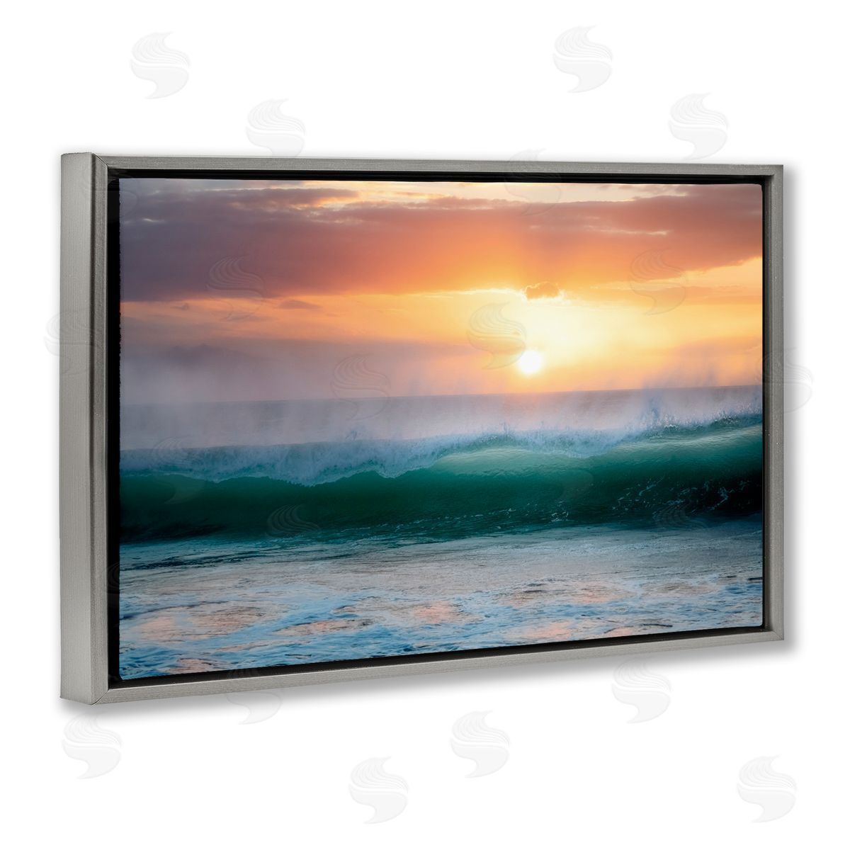 Dennis Frates Sunset & Waves View Canvas Wall Art Print