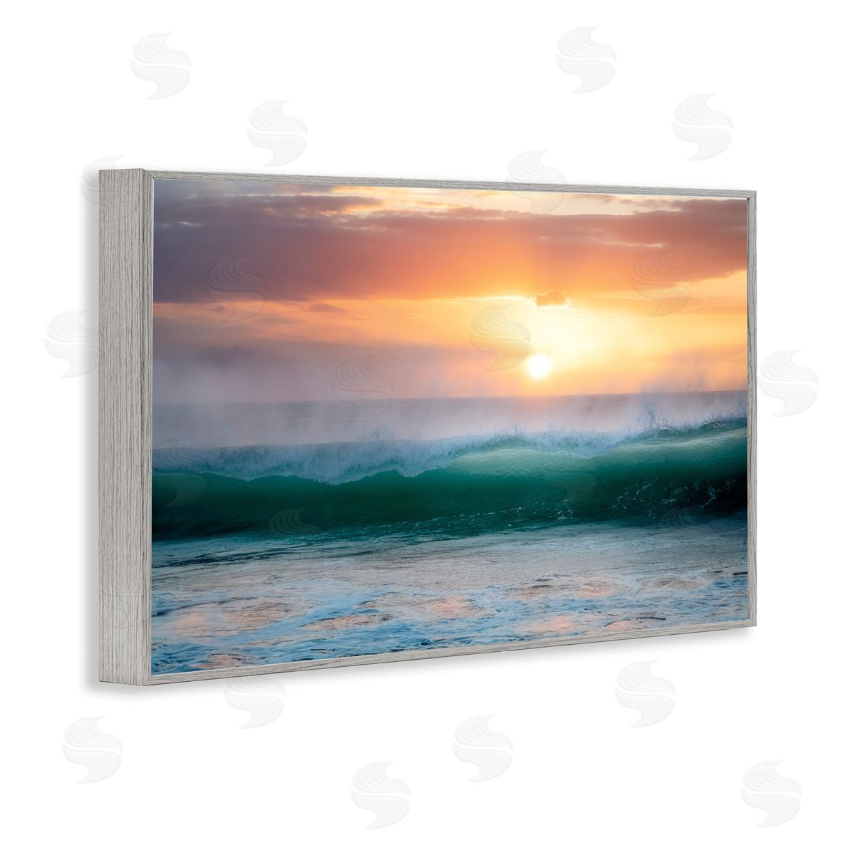 Dennis Frates Sunset & Waves View Canvas Wall Art Print