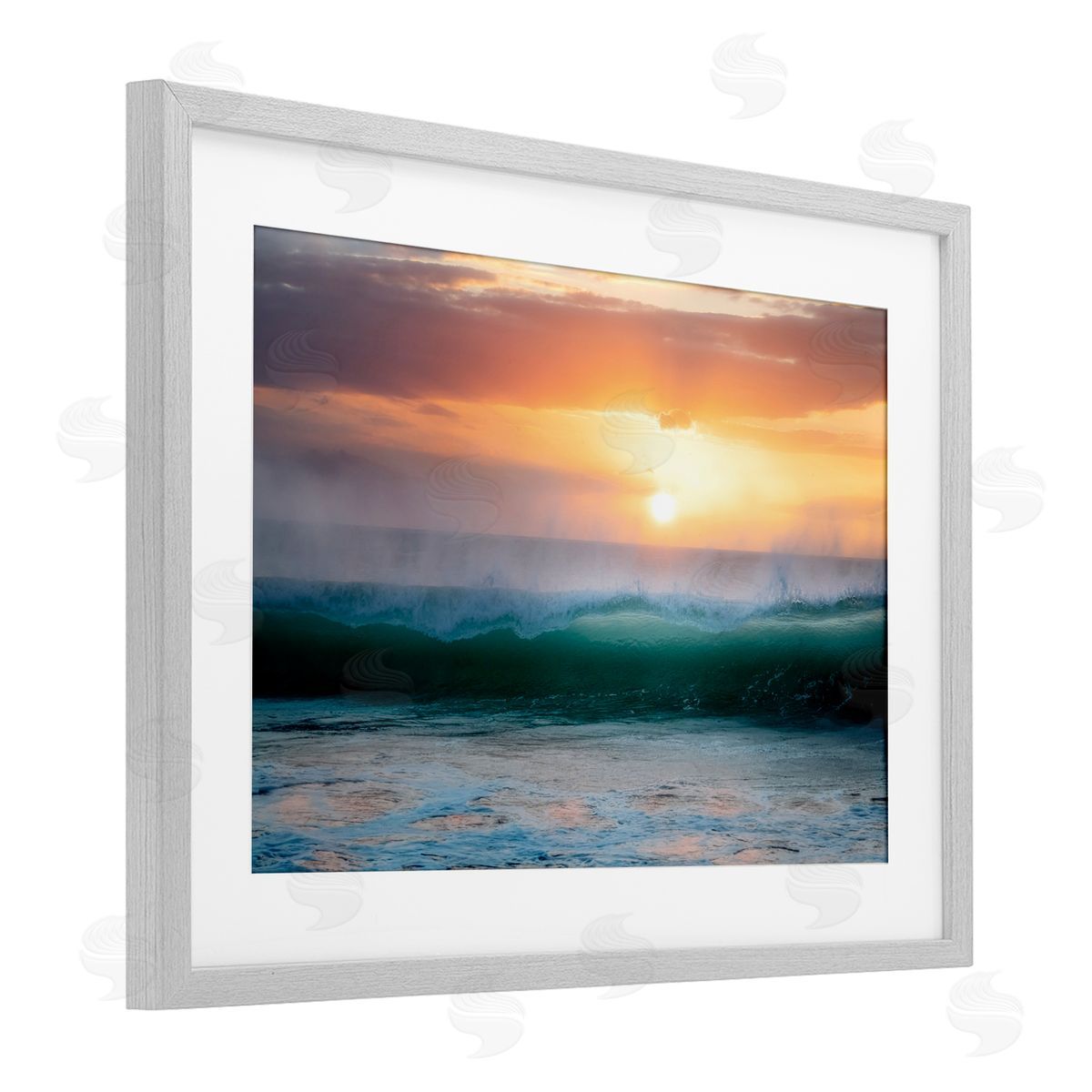 Dennis Frates Sunset & Waves View Canvas Wall Art Print