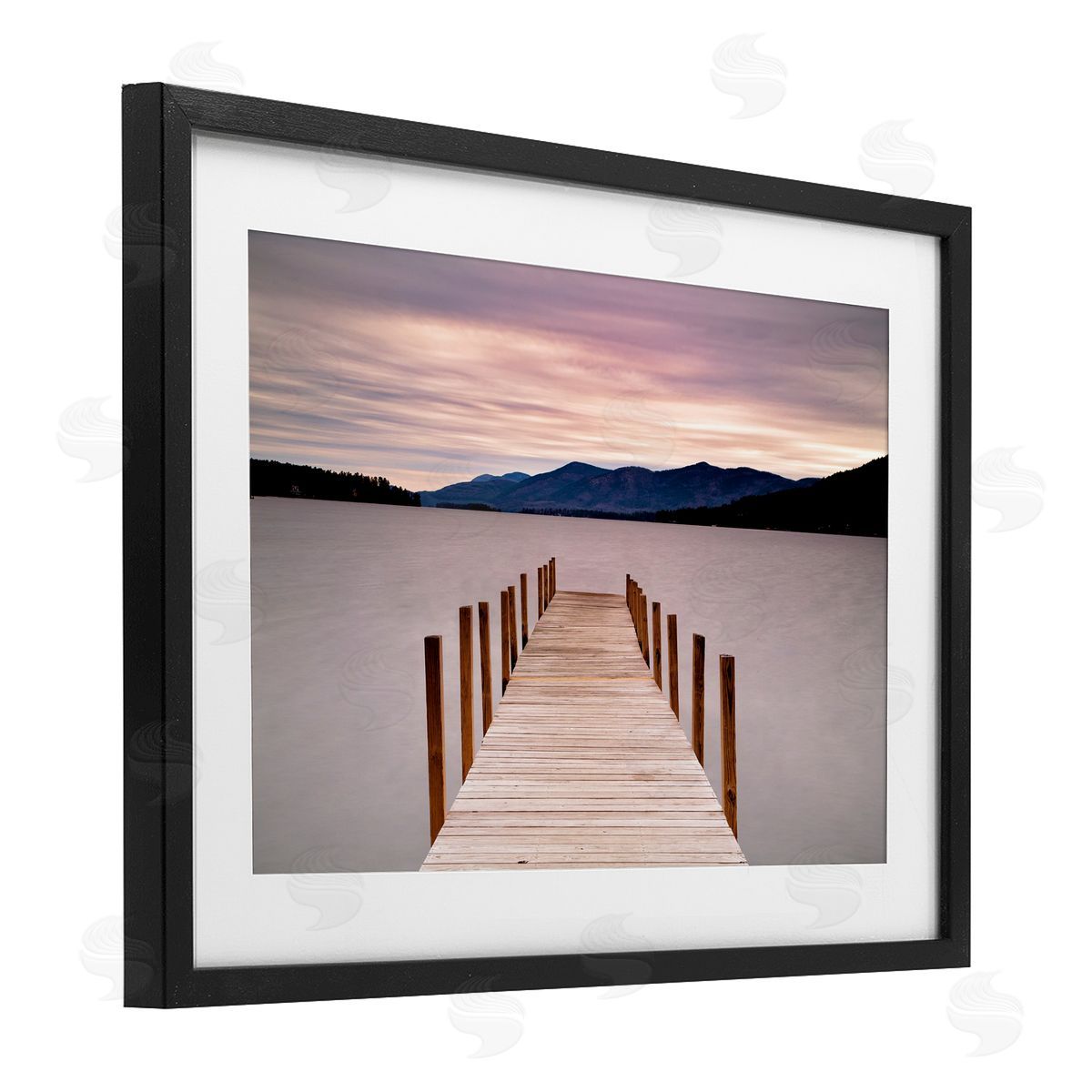 Michael Iacobellis Morning View Over Dock Canvas Wall Art Print