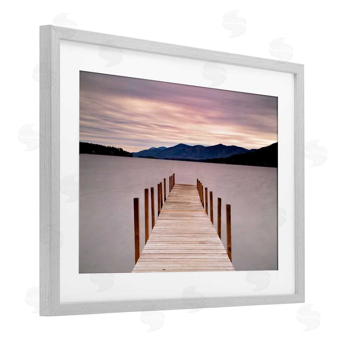 Michael Iacobellis Morning View Over Dock Canvas Wall Art Print