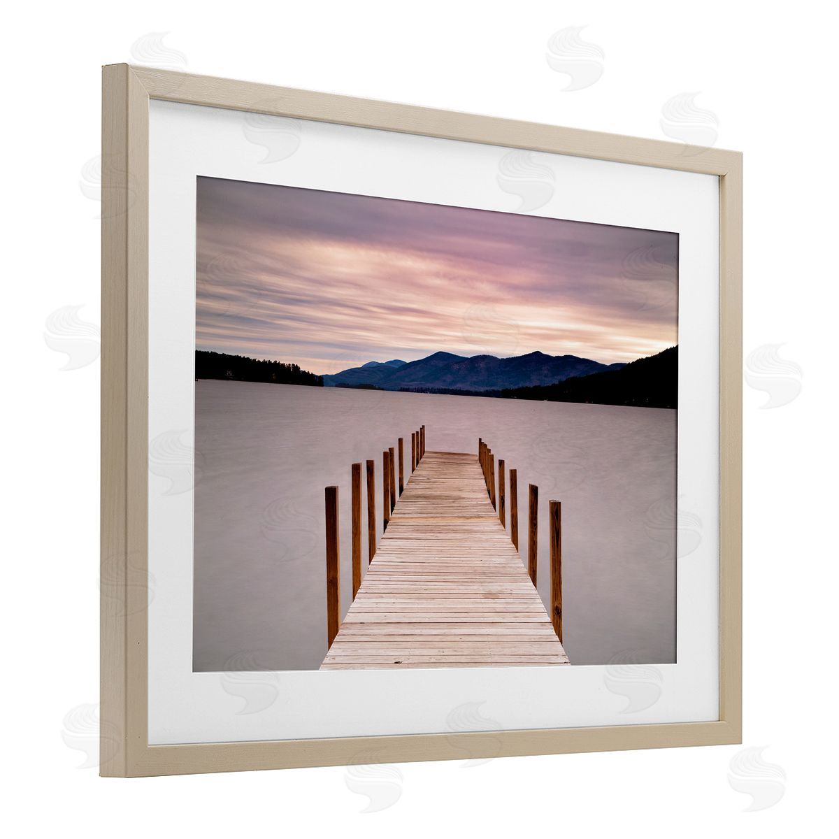 Michael Iacobellis Morning View Over Dock Canvas Wall Art Print