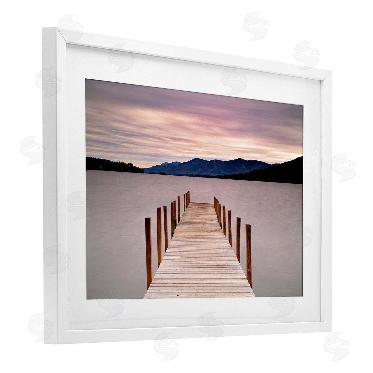 Michael Iacobellis Morning View Over Dock Canvas Wall Art Print