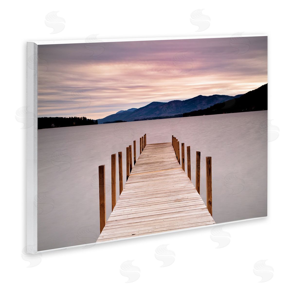 Michael Iacobellis Morning View Over Dock Canvas Wall Art Print