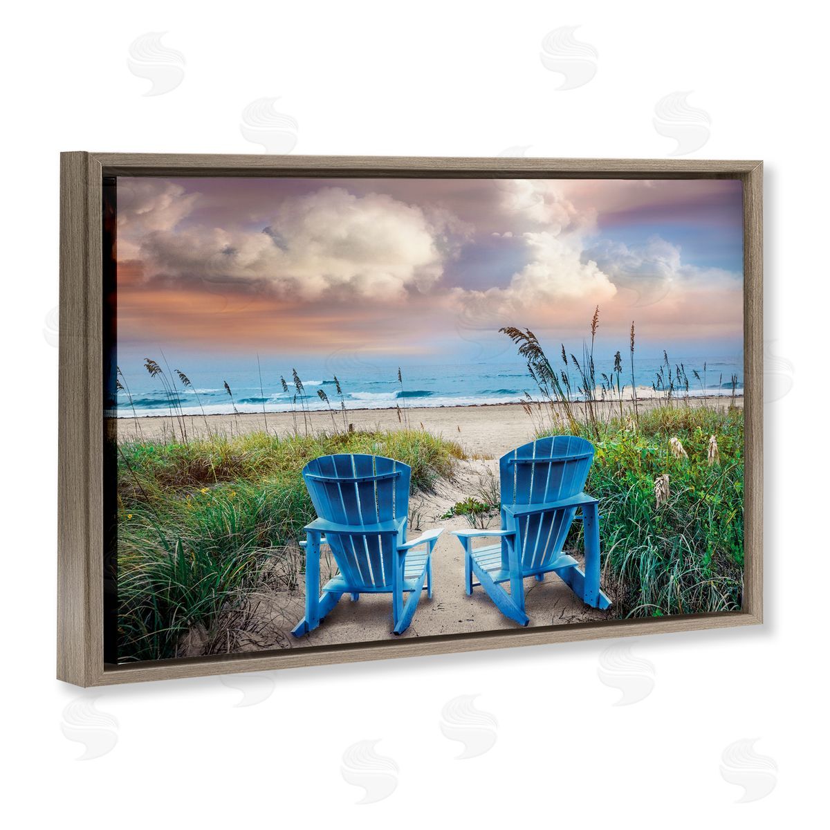 Celebrate Life Gallery Shore Seats Ocean View Canvas Wall Art Print