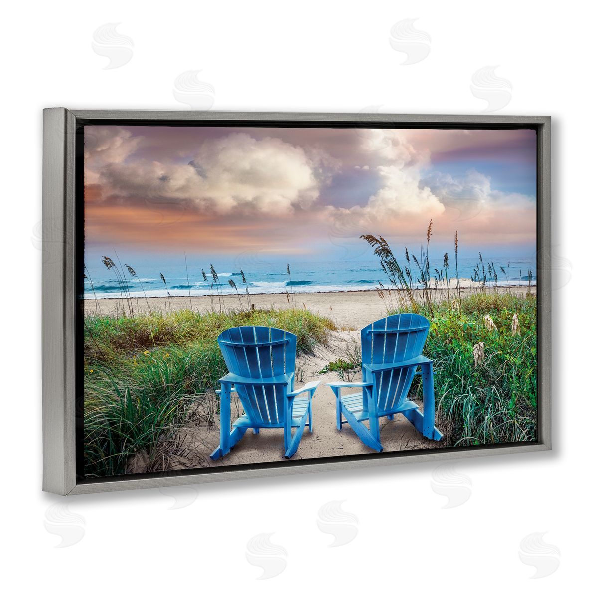 Celebrate Life Gallery Shore Seats Ocean View Canvas Wall Art Print