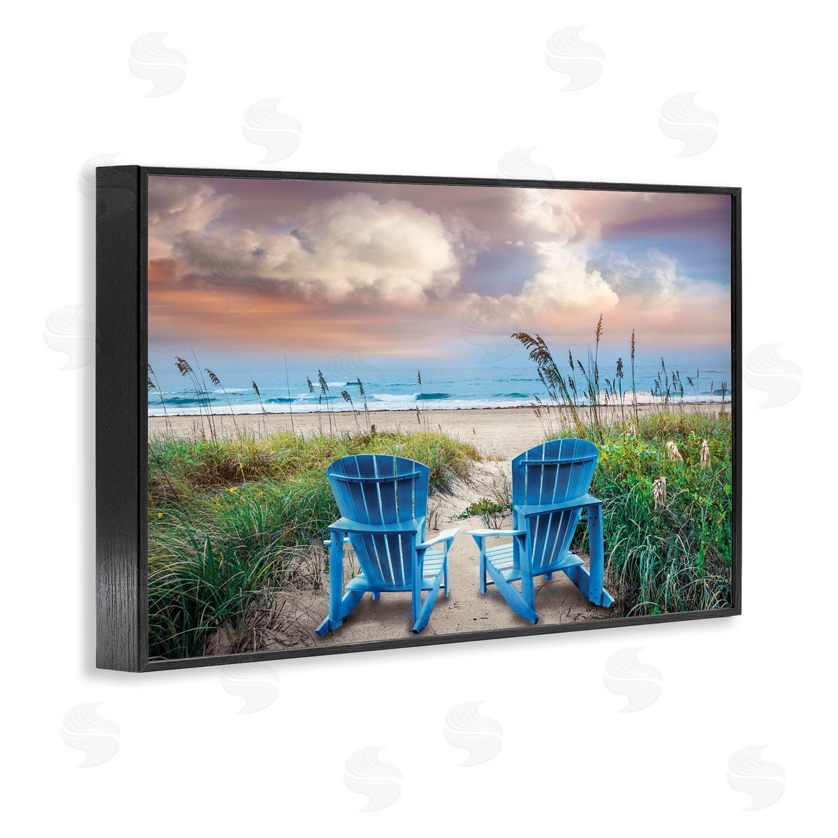 Celebrate Life Gallery Shore Seats Ocean View Canvas Wall Art Print
