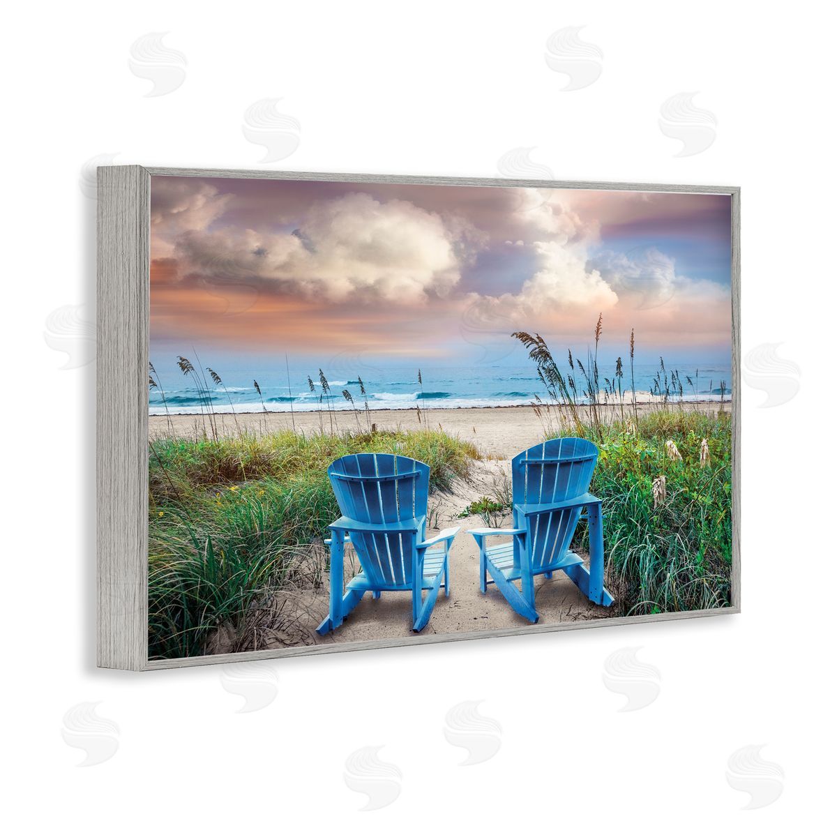 Celebrate Life Gallery Shore Seats Ocean View Canvas Wall Art Print