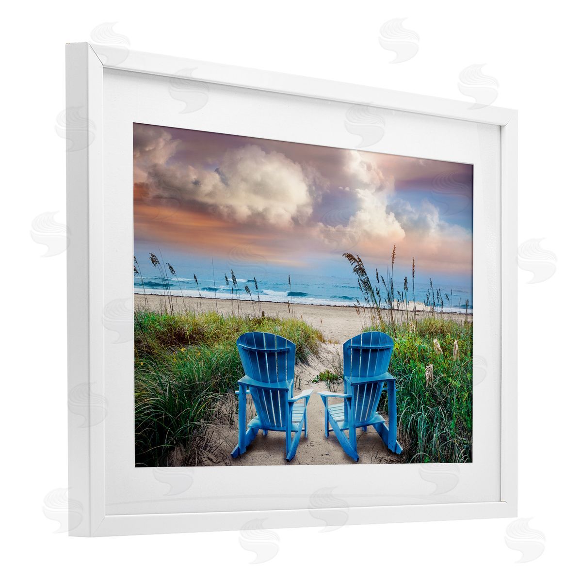 Celebrate Life Gallery Shore Seats Ocean View Canvas Wall Art Print