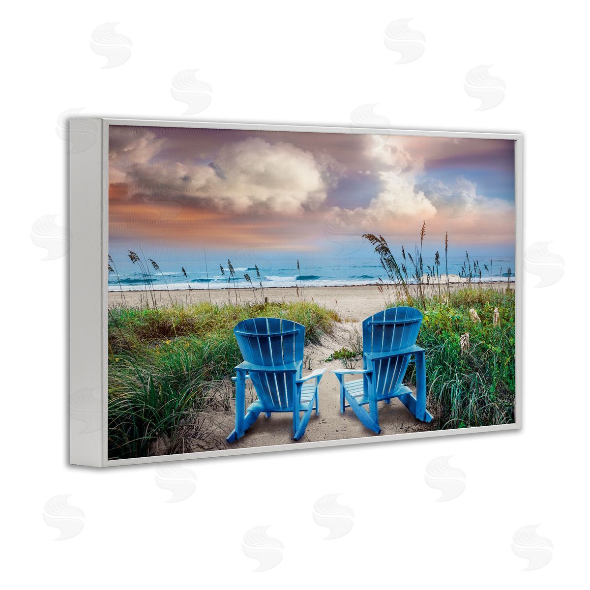 Celebrate Life Gallery Shore Seats Ocean View Canvas Wall Art Print