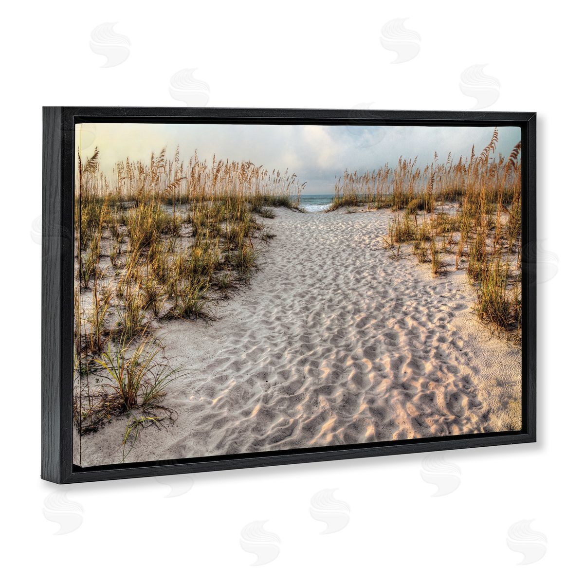 Michael Cahill Path To The Beach Footprints Canvas Wall Art Print